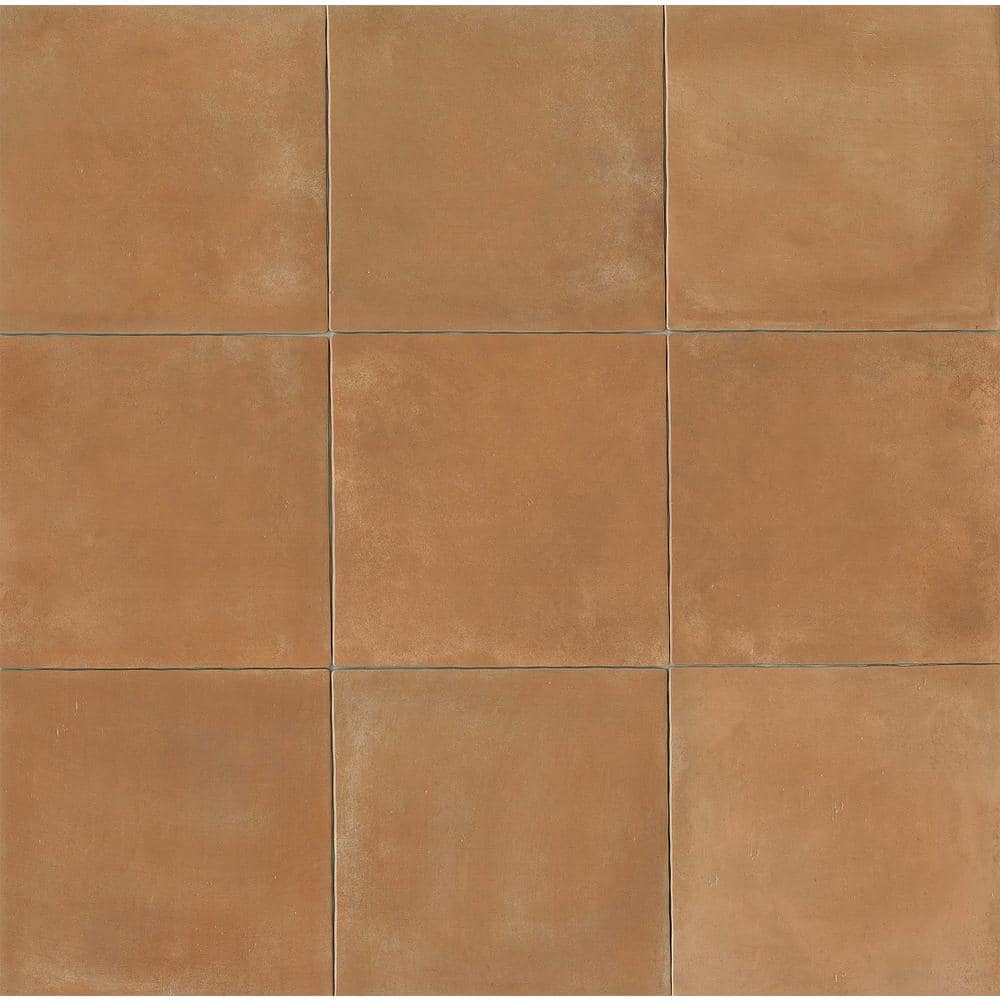 Cotto Nature 14 in. x 14 in. Glossy Siena Porcelain Floor Tile (10.76 sq. ft./Case) price history on PriceWatchPro