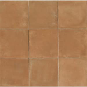 Cotto Nature Square 14 in. x 14 in. Glossy Siena Porcelain Floor Tile (10.76 sq. ft./Case)