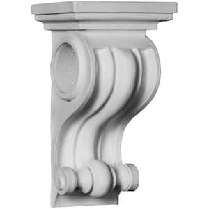 5-1/8 in. x 8-7/8 in. x 3-3/4 in. Polyurethane Lisbon Corbel