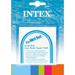 HDX Swimming Pool Vinyl Repair Kit for Patching Dry or Underwater Vinyl  Products 62280 - The Home Depot