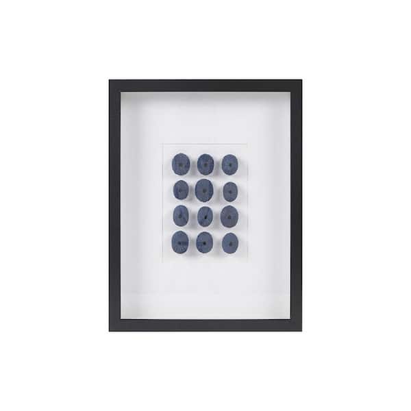Miscool Anky 1-Piece Framed Art Print 15.75 in. x 19.69 in. Framed Sea Urchin Shadow Box Wall Decor