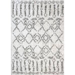 Nordic Ivory/Grey 2 ft. 7 in. x 5 ft. Moroccan Area Rug