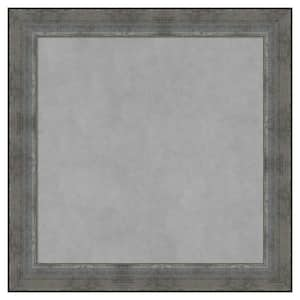 Forged Pewter 24 in. x 24 in Framed Magnetic Board