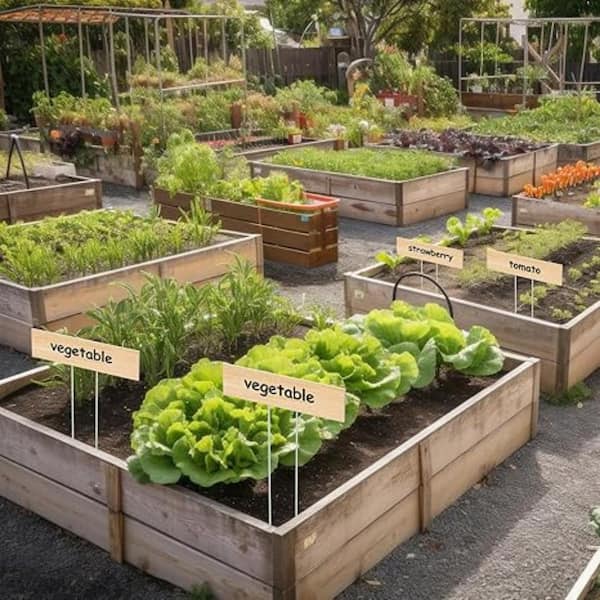Dyiom Plastic Plant T-type Tags Nursery Garden Labels B0CT5JC3VK