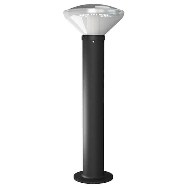 BEYOND LED TECHNOLOGY Solar White LED Vandal Resistant Bollard Light 5 ...