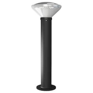 Solar White LED Vandal Resistant Bollard Light 5-Watt 560 Lumens 5000K 3.2 ft.