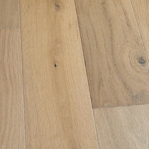 Take Home Sample - Delano French Oak Water Resistant Wirebrush Click Lock Engineered Hardwood Flooring - 6.5 in. x 7 in.