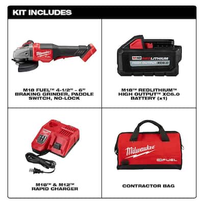 Milwaukee M18 Angle Grinders Grinders The Home Depot