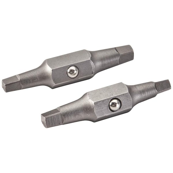 Klein Tools #1 and #2 Square Drive Replacement Bits