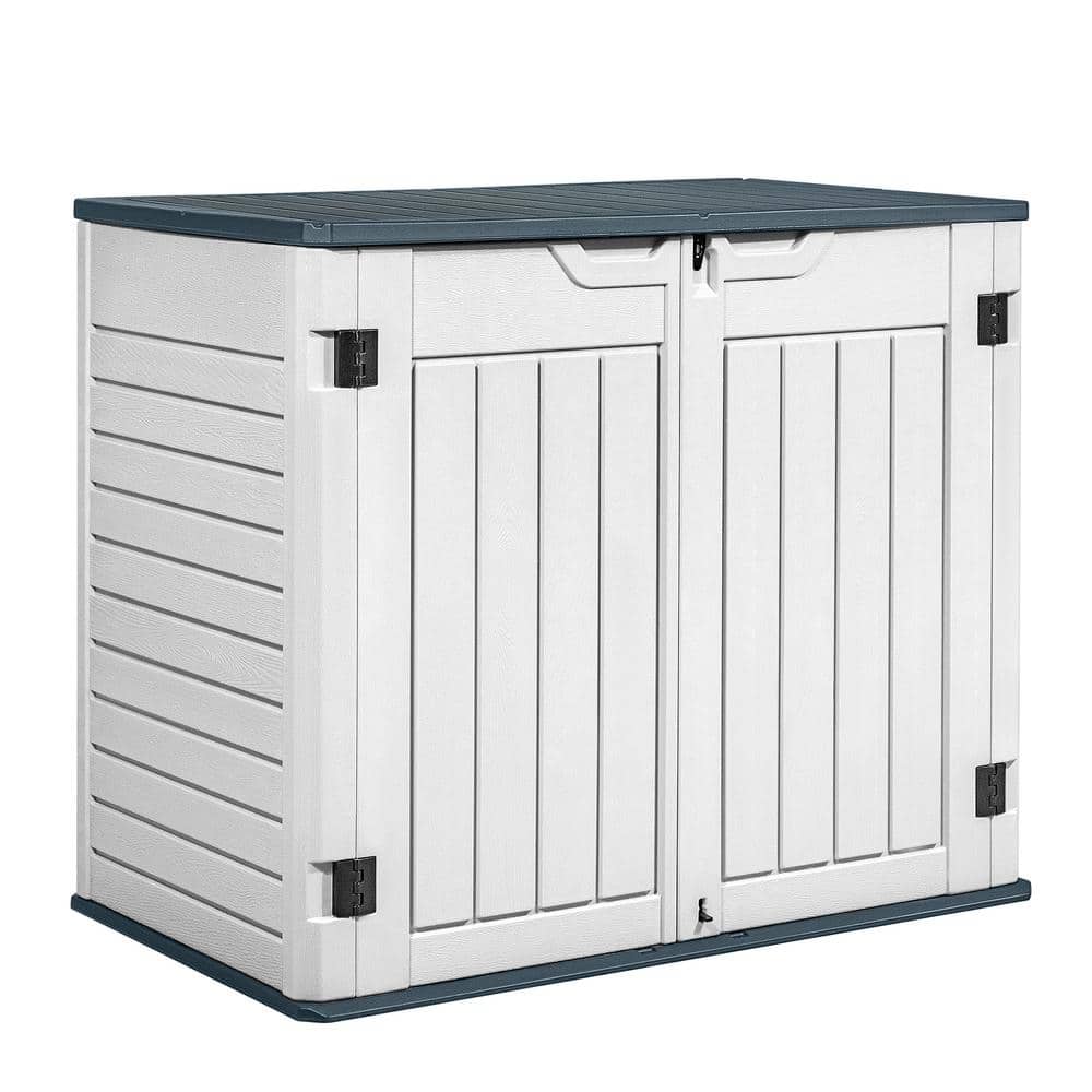 Tozey 4 Ft 2 In X 2 Ft 5 In 205 Gal Horizontal Resin Storage Deck 