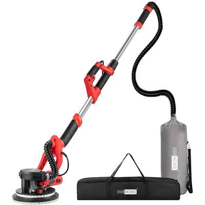 800-Watt Electric Adjustable Variable Speed Drywall Sander with Automatic Vacuum, LED Light and Carry Bag