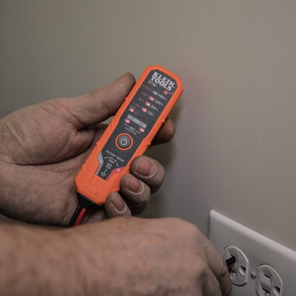 Klein Tools - 400 Amp Digital Clamp Meter Electrical Testet Set, Non-Contact Voltage Tester, Recepticle Tester and Voltage Tester