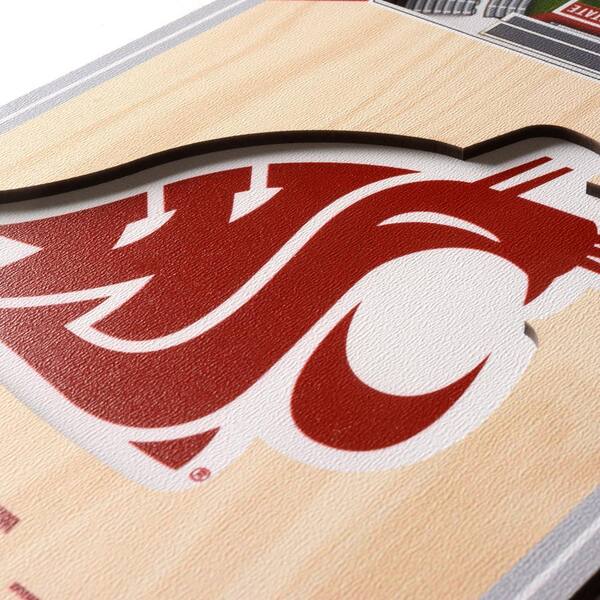 YouTheFan NCAA Washington State Cougars 6 in. x 19 in. 3D Stadium