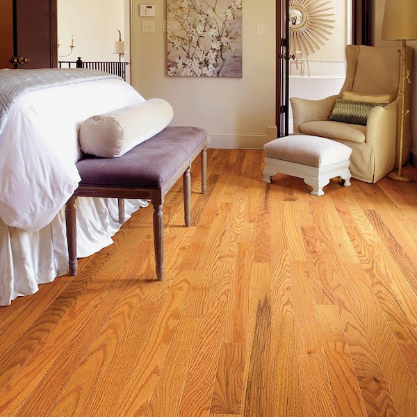 Woodale Carmel Oak 3/4 in. T x 3.25 in. W Solid Hardwood Flooring (27 sqft./case)