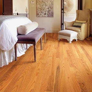 Woodale Carmel Oak 3/4 in. Thick x 3-1/4 in. Wide x Random Length Solid Hardwood Flooring (27 sqft/Case)