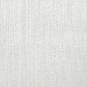 Paintable Vinyl Pre-Pasted Washable Wallpaper Roll (Covers 56.4 Sq. Ft.)