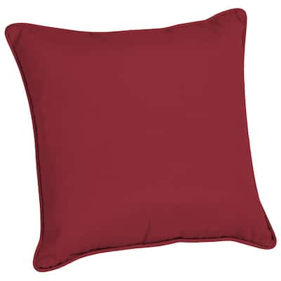 20x20 Red Outdoor Pillows Patio, Red Outdoor Throw Pillows