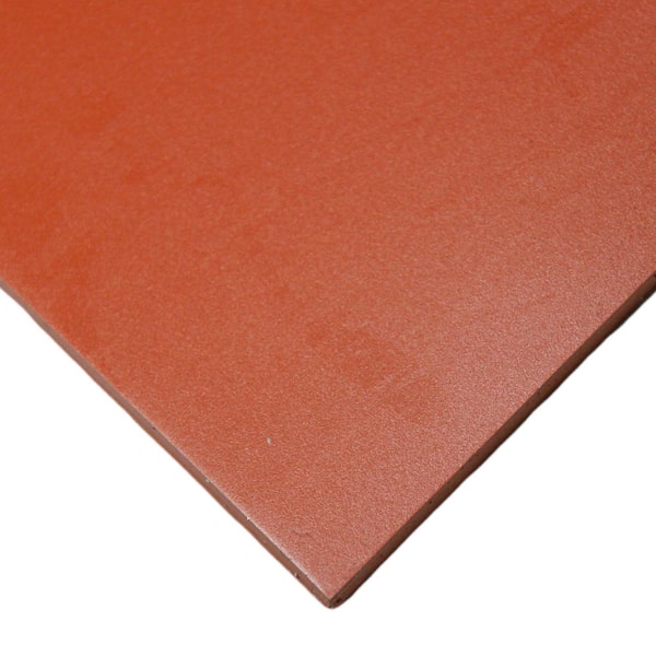 Red High Temp Gasket Material Temperature Resistant Silicone Rubber Sheet  for Seal heat insulation 1/8 Thick 12 x12