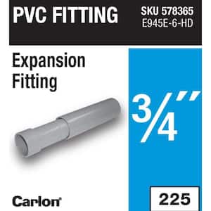 3/4 in. Schedule 40 and 80 PVC Standard Expansion Coupling