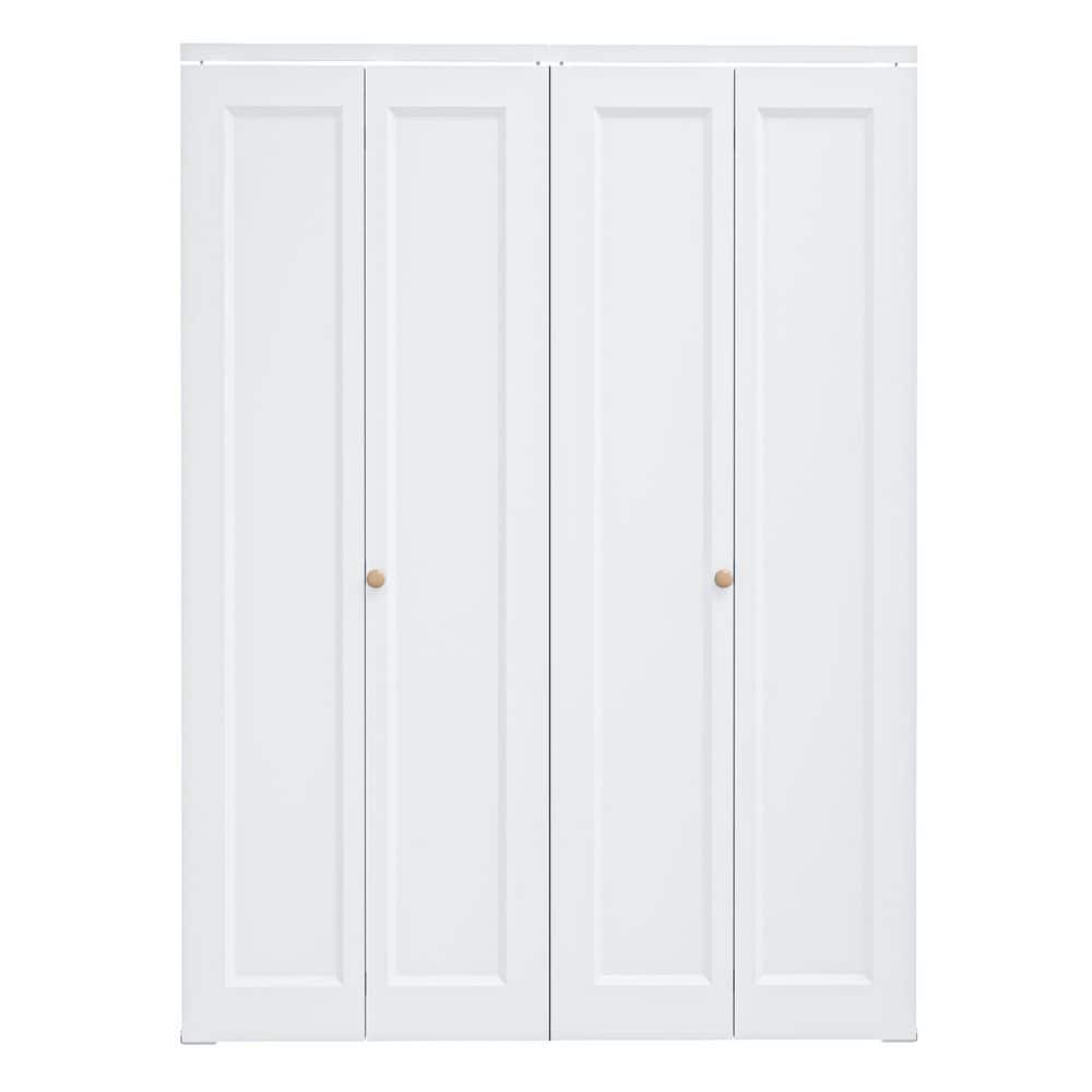 ARK DESIGN 56 in. x 80 in. 1 Panel Hollow Core White Primed Composite ...