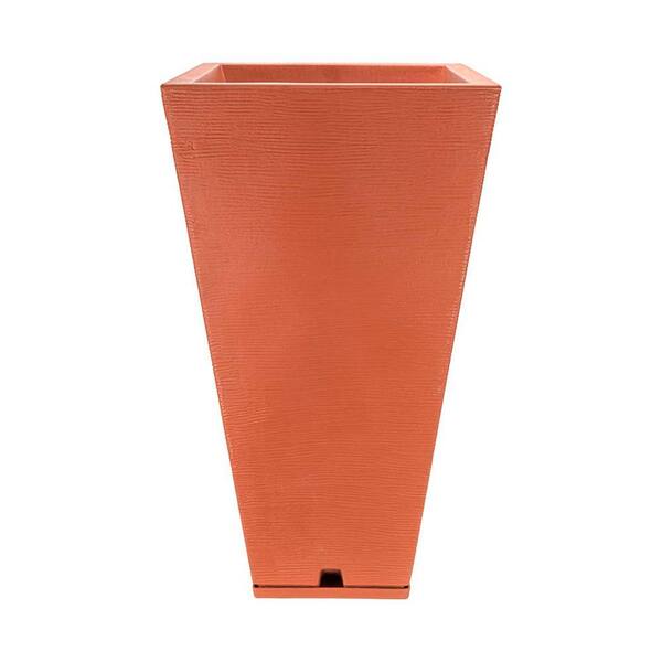 FLORIDIS Zurique Large Terracotta Plastic Resin Indoor and Outdoor Planter Bowl