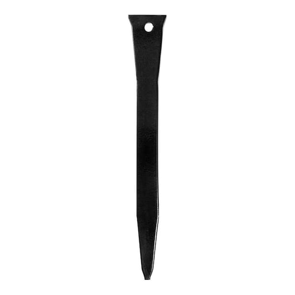 Colmet 12 in. x 10-Gauge Black Steel Edging Stake