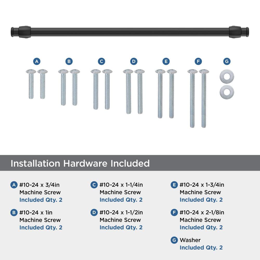 Winsome 18 Inch Matte Black Traditional Appliance Pull
