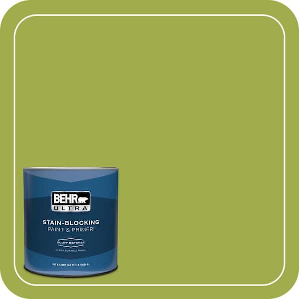BEHR ULTRA 1 qt. #PPU10-05 Intoxication Extra Durable Satin Enamel Interior Paint & Primer