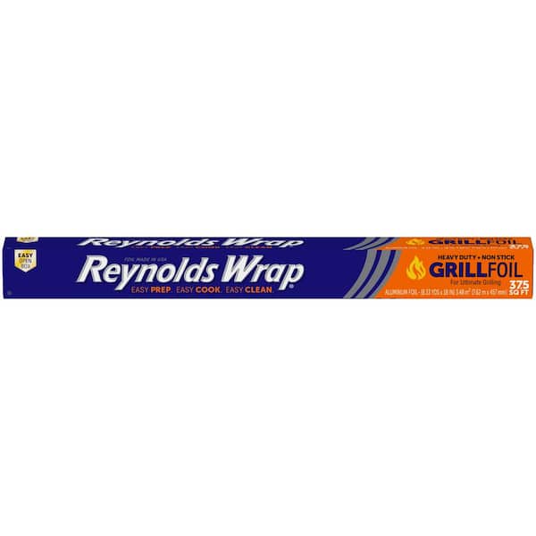 Reynolds 37.5 sq. ft. Non-Stick Grilling Aluminum Foil F20399 - The Home  Depot