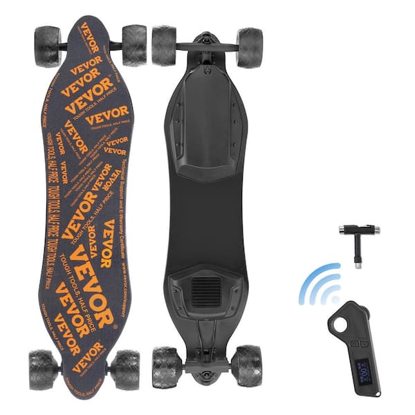 VEVOR Electric Skateboard with Remote 25 Mph Top Speed and 21.7 Miles Maximum Range Skateboard Longboard