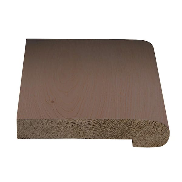 ASPEN FLOORING Braxton 3/8 in. Thick x 2-3/8 in. Width x 78 in. Length Stair Nosing Birch Hardwood Trim