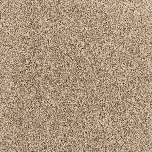 Heartfelt Fashion-Bare Essence-Beige 68 oz. Nylon Textured Carpet - Installation Required