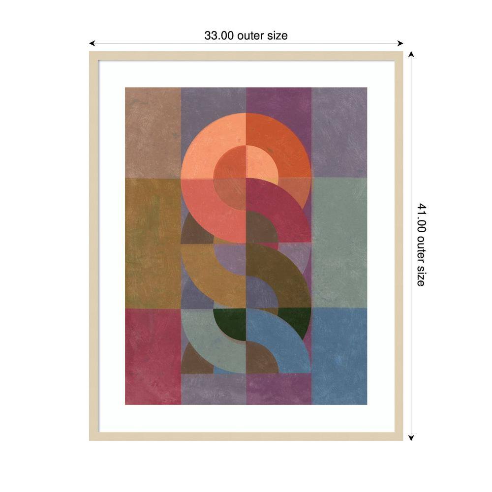 Chainweave II Svelte Natural Framed Abstract Wall Art