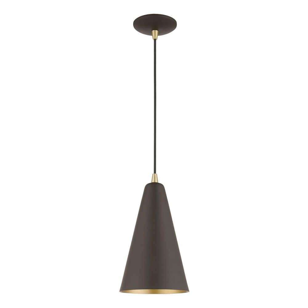 Fairmeade 1-Light Bronze Cone Mini Pendant price history on PriceWatchPro