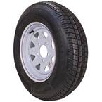 ST225/75R-15 KR03 Radial 2150 lb. Load Capacity White with Stripe 15 in. Bias Tire and Wheel Assembly