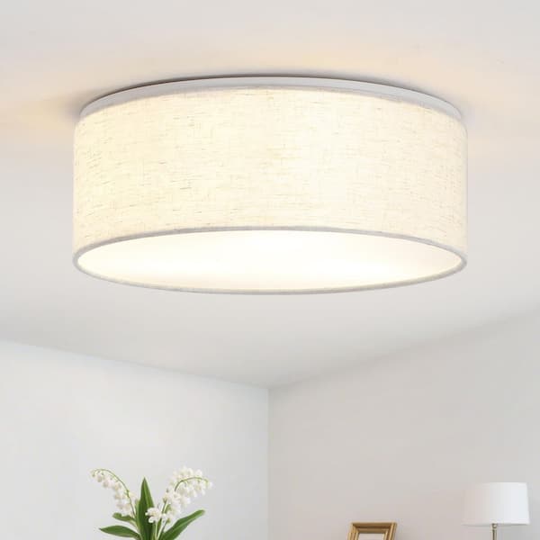 ADSENSTY 12.59 in. 3-Light Modern Flush Mount Ceiling Light