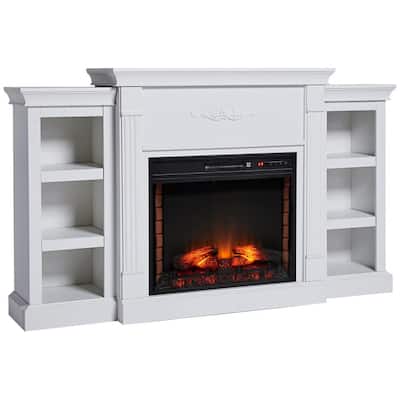 White Standing Media Storage