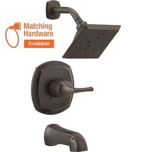 Portwood Single-Handle 5-Spray Tub and Shower Faucet with H2Okinetic in Venetian Bronze (Valve Included)