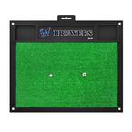 MLB - Milwaukee Brewers 20 in. x 17 in. Golf Hitting Mat