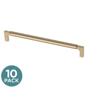 Artesia 8-13/16 in. (224 mm) Champagne Bronze Cabinet Drawer Bar Pull (10-Pack)