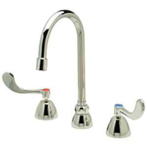 4 in. Centerset 2.2 GPM Gooseneck Faucet with 5-3/8 in. Spout in Chrome