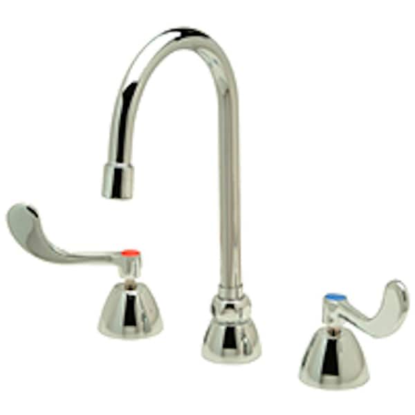 Zurn 4 in. Centerset 2.2 GPM Gooseneck Faucet with 5-3/8 in. Spout in Chrome