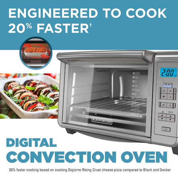 1500 W 6-Slice Stainless Steel Toaster Oven with Built-In Timer – Super  Arbor