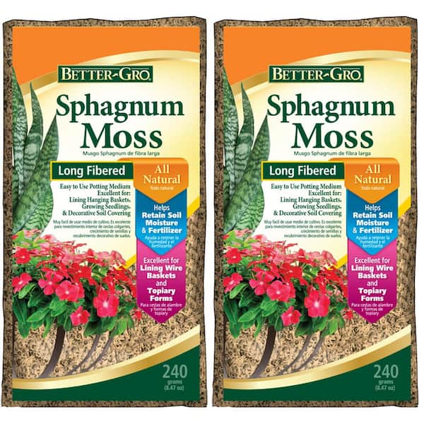 240 g Sphagnum Moss (2-Pack)