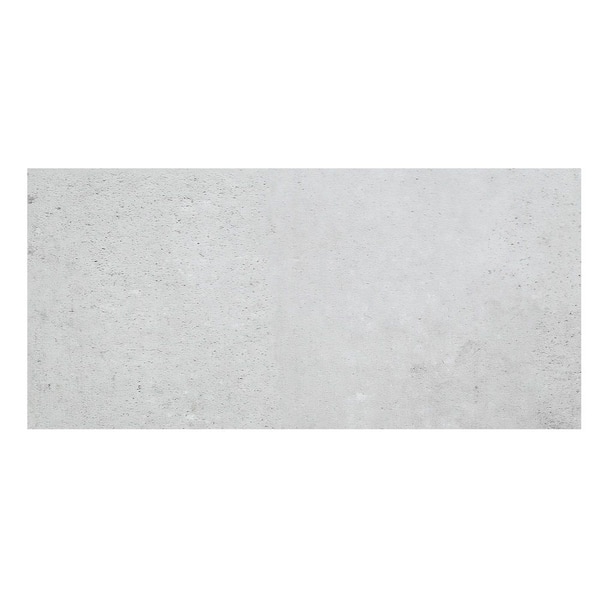 11in x 4. 5in Vinyl Wall Tile Sample in Frost Nickel