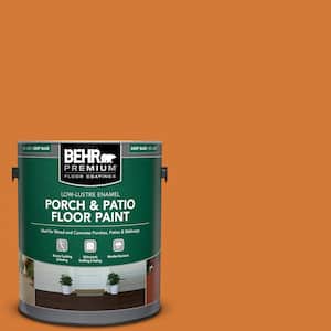 1 gal. #T17-19 Fired Up Low-Lustre Enamel Interior/Exterior Porch and Patio Floor Paint