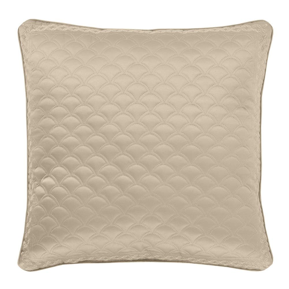 Lincoln Pearl Polyester 20 in. x 20 in. Square Decorative Throw Pillow