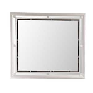 Alana 36 in. x 42 in. Modern Rectangle Framed Dresser Mirror