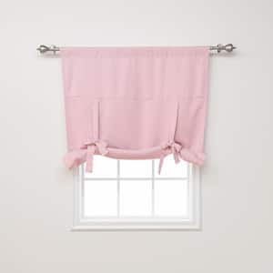 Light Pink Rod Pocket Blackout Curtain - 42 in. W x 63 in. L