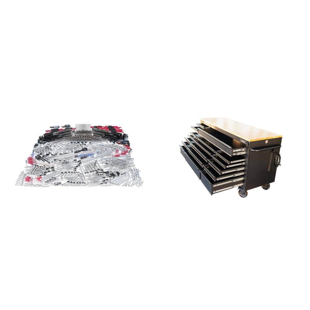 Husky 1/4 in., 3/8 in. and 1/2 in. Drive Mechanics Tool Set with